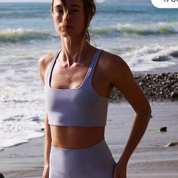 Free People Movement x Hatch Never Better Square Neck Bra Orchid M - Picture 8 of 9